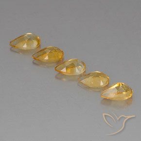 Shop natural 4.08ct Top Gold Citrine gems, En forme de poire, from Brésil at GemSelect. In stock, global shipping!