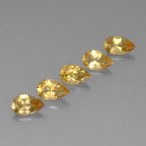 Achetez naturel 3,77ct doré citrine gems, en forme de poire, en provenance brésil chez gemselect. en stock, livraison internationale!