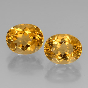 Achetez naturel ct Jaune doré Citrine gems, Coupe ovale, En provenance Brésil chez GemSelect. En stock, livraison internationale!