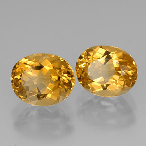 Achetez naturel ct Jaune doré Citrine gems, Coupe ovale, En provenance Brésil chez GemSelect. En stock, livraison internationale!
