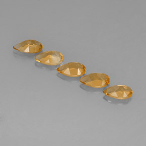 Achetez naturel 3,37ct jaune citrine gems, en forme de poire, en provenance brésil chez gemselect. en stock, livraison internationale!