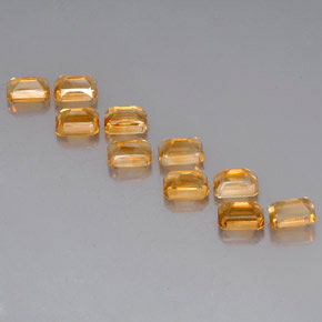 Achetez naturel ct Jaune doré Citrine gems, Taille émeraude, En provenance Brésil chez GemSelect. En stock, livraison internationale!