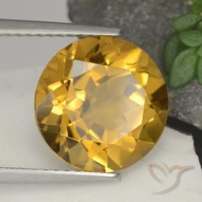 Citrine Light Brownish Golden  naturelle Tour, 4.48 ct, VS
