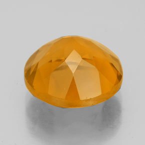 Citrine or naturelle coupe roude, 4,60 ct, VVS