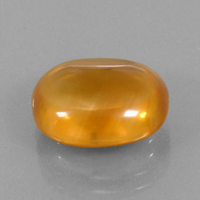 Citrine orange naturelle coupe ovale, 7,81 ct, transparent