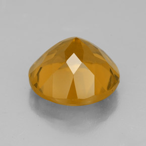 Citrine or naturelle coupe roude, 5,93 ct, VVS