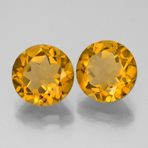 Achetez naturel ct jaune citrine gems, coupe roude, en provenance brésil chez gemselect. en stock, livraison internationale!