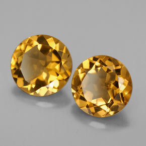 Achetez naturel ct or citrine gems, coupe roude, en provenance brésil chez gemselect. en stock, livraison internationale!