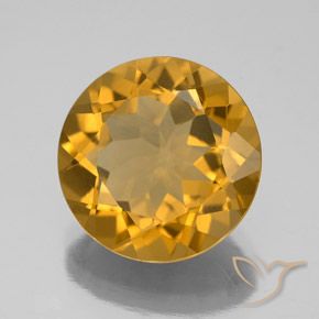 Citrine Medium-Light Orange-Gold  naturelle Tour, 4.95 ct, VVS-VS