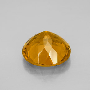 Citrine or naturelle coupe roude, 5,54 ct, VVS
