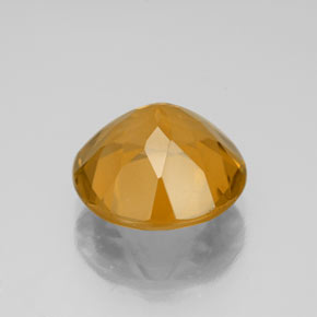 Citrine or naturelle coupe roude, 4,30 ct, VVS