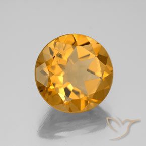 Citrine Or orange foncé naturelle Tour, 4.35 ct, VS