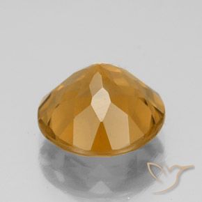 Citrine Orange-or moyen-léger naturelle Tour, 4.11 ct, VS