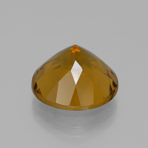 Citrine doré naturelle coupe roude, 8,56 ct, VS