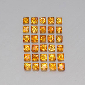 Achetez naturel 3.66ct Or Citrine gems, Carré, En provenance Brésil chez GemSelect. En stock, livraison internationale!