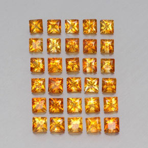 Achetez naturel 3.66ct Or Citrine gems, Carré, En provenance Brésil chez GemSelect. En stock, livraison internationale!