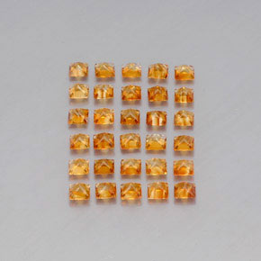 Achetez naturel 3.66ct Or Citrine gems, Carré, En provenance Brésil chez GemSelect. En stock, livraison internationale!