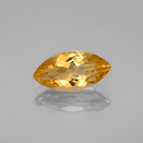 Citrine orange naturelle marquise, 1,75 ct, VVS-VS