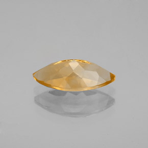 Citrine orange naturelle marquise, 1,75 ct, VVS-VS