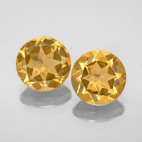 Achetez naturel ct jaune citrine gems, coupe roude, en provenance brésil chez gemselect. en stock, livraison internationale!