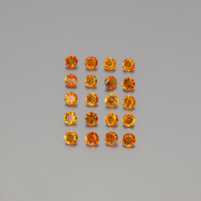 Achetez naturel ct orange citrine gems, coupe roude, en provenance brésil chez gemselect. en stock, livraison internationale!