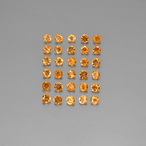 Achetez naturel ct orange citrine gems, coupe roude, en provenance brésil chez gemselect. en stock, livraison internationale!