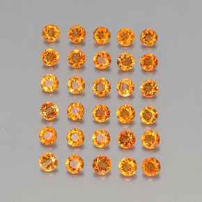Achetez naturel ct orange citrine gems, coupe roude, en provenance brésil chez gemselect. en stock, livraison internationale!