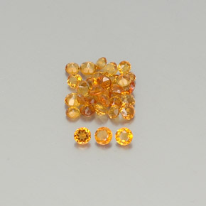 Achetez naturel ct Jaune orange Citrine gems, Coupe roude, En provenance Brésil chez GemSelect. En stock, livraison internationale!