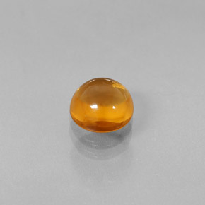 Citrine Jaune orange naturelle Coupe roude, 1.99 ct, Transparent