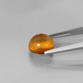 Citrine Jaune orange naturelle Coupe roude, 1.99 ct, Transparent