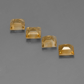 Achetez naturel ct Jaune doré Citrine gems, Carré, En provenance Brésil chez GemSelect. En stock, livraison internationale!