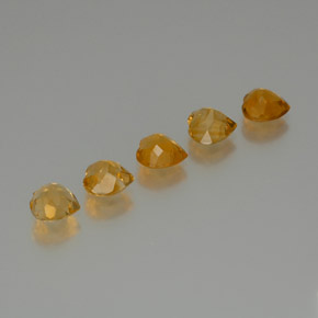 Achetez naturel 4,66ct doré citrine gems, forme de coeur, en provenance brésil chez gemselect. en stock, livraison internationale!