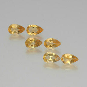 Achetez naturel 4,46ct doré citrine gems, en forme de poire, en provenance brésil chez gemselect. en stock, livraison internationale!
