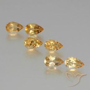 Shop natural 5.03ct Doré Citrine gems, En forme de poire, from Brésil at GemSelect. In stock, global shipping!