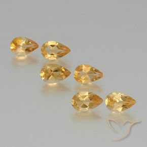 Shop natural 4.37ct Doré léger Citrine gems, En forme de poire, from Brésil at GemSelect. In stock, global shipping!
