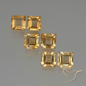 Shop natural 7.47ct Orange moyen Citrine gems, Carré, from Brésil at GemSelect. In stock, global shipping!