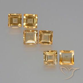Shop natural 6.10ct Orange-or léger Citrine gems, Carré, from Brésil at GemSelect. In stock, global shipping!
