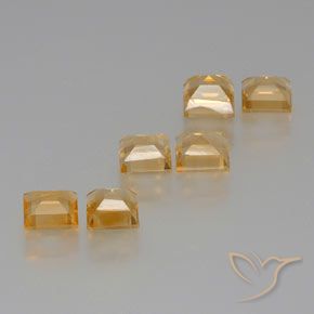 Shop natural 6.10ct Orange-or léger Citrine gems, Carré, from Brésil at GemSelect. In stock, global shipping!