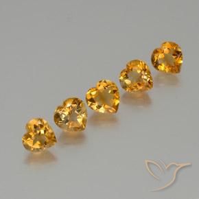 Shop natural 5.22ct Or orange foncé Citrine gems, Cœur, from Brésil at GemSelect. In stock, global shipping!