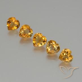 Shop natural 5.22ct Or orange foncé Citrine gems, Cœur, from Brésil at GemSelect. In stock, global shipping!