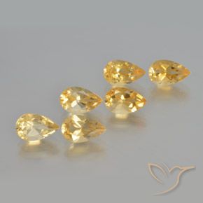 Shop natural 5.40ct Or moyen Citrine gems, En forme de poire, from Brésil at GemSelect. In stock, global shipping!