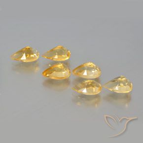 Shop natural 5.40ct Or moyen Citrine gems, En forme de poire, from Brésil at GemSelect. In stock, global shipping!