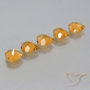 Shop natural 4.29ct Or orange foncé Citrine gems, Cœur, from Brésil at GemSelect. In stock, global shipping!