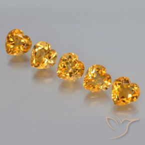 Shop natural 5.61ct Or orange foncé Citrine gems, Cœur, from Brésil at GemSelect. In stock, global shipping!