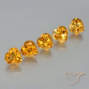 Shop natural 5.90ct Or orange foncé Citrine gems, Cœur, from Brésil at GemSelect. In stock, global shipping!