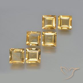 Shop natural 5.81ct Doré Citrine gems, Carré, from Brésil at GemSelect. In stock, global shipping!