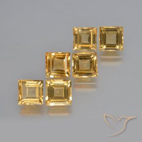 Shop natural 6.59ct Doré Citrine gems, Carré, from Brésil at GemSelect. In stock, global shipping!