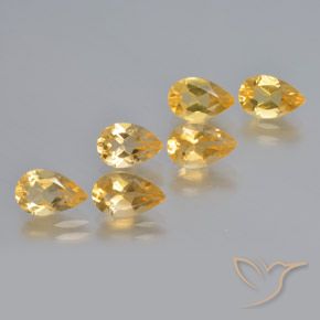 Shop natural 4.35ct Or moyen Citrine gems, En forme de poire, from Brésil at GemSelect. In stock, global shipping!