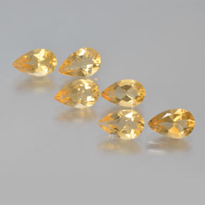 Achetez naturel 4,19ct doré citrine gems, en forme de poire, en provenance brésil chez gemselect. en stock, livraison internationale!