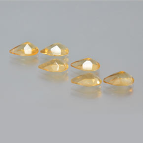 Achetez naturel 4,19ct doré citrine gems, en forme de poire, en provenance brésil chez gemselect. en stock, livraison internationale!